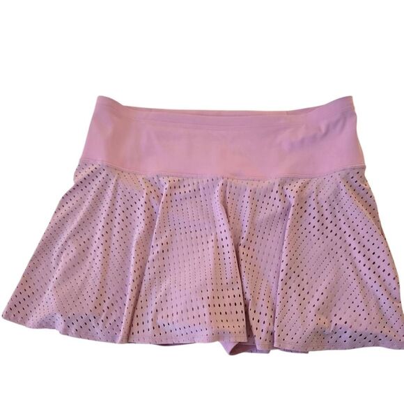 Athleta Womens A Game Perforated Pink Lavender Athletic Skort Size 2X - Picture 2 of 12